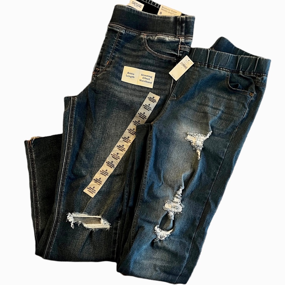 Skinny Jeggings size 8 and L Old Navy NWT lot of 2